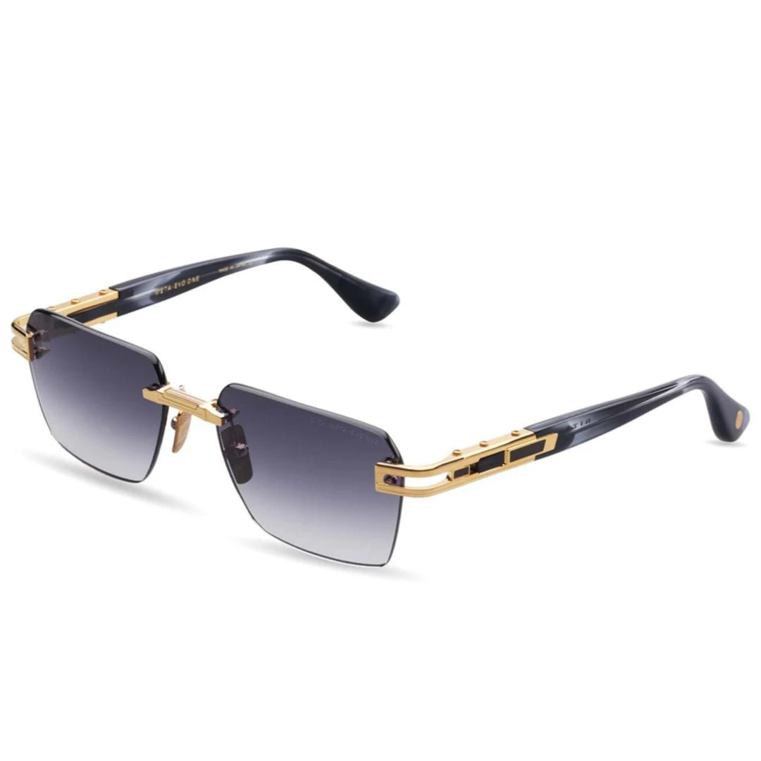 Dita Meta-Evo One Rimless Sunglasses With Gradient Blue Lenses