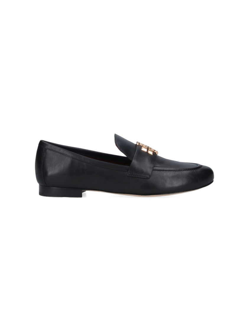 Tory Burch Eleanor Charm Moccasins – Black