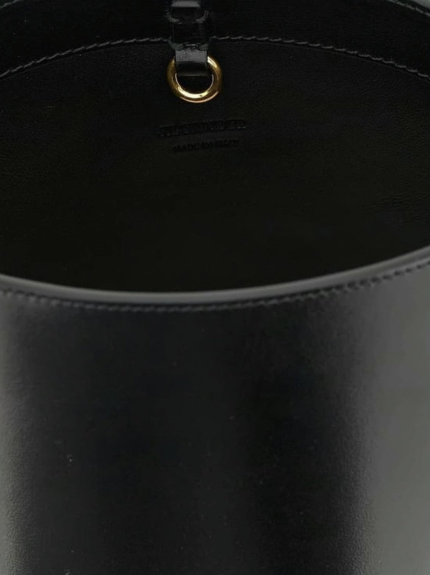 Jil Sander Bucket Shoulder Bag With Gold-Tone Hardware