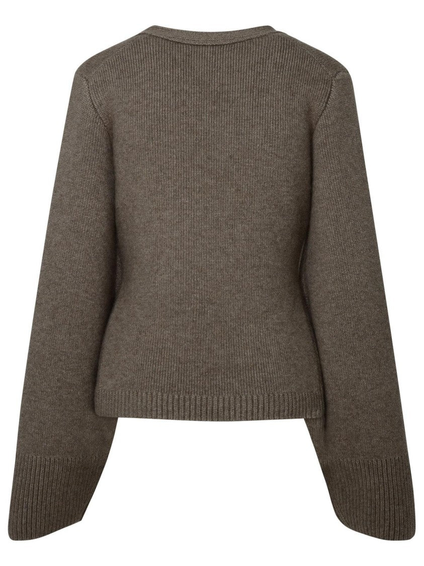 Khaite Camel Cashmere Icon Cardigan