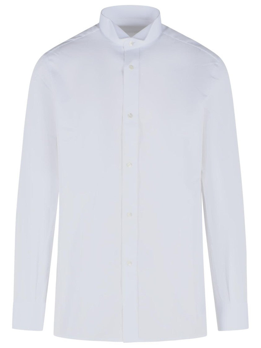 Maison Margiela 'Snapped' White Cotton Shirt