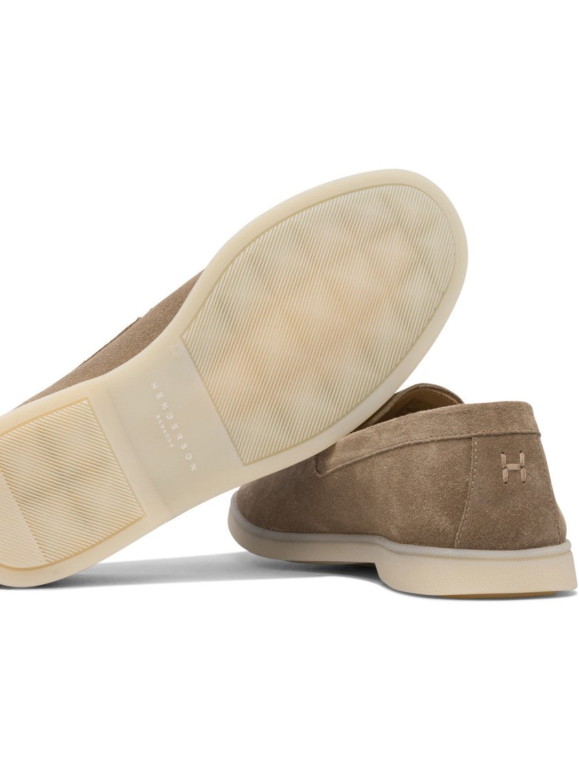 Henderson Baracco Suede Loafers With Rubber Sole