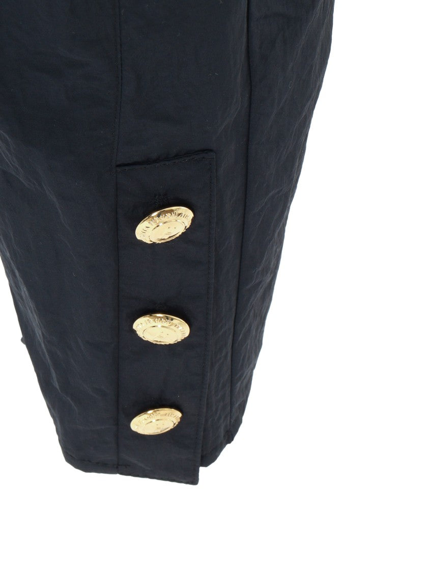 Elisabetta Franchi Black Trousers With Matching Belt