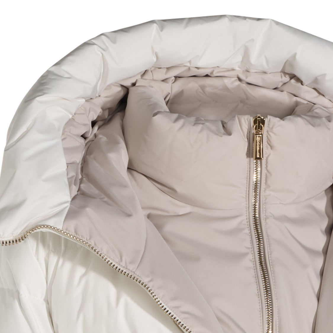 Moorer Puffer Coat With High Collar