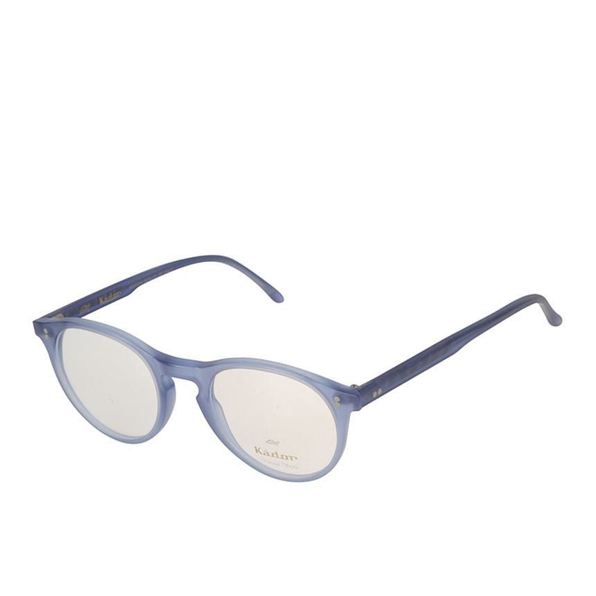 Kador Chyli Translucent Blue Frame Sunglasses With Rounded Design