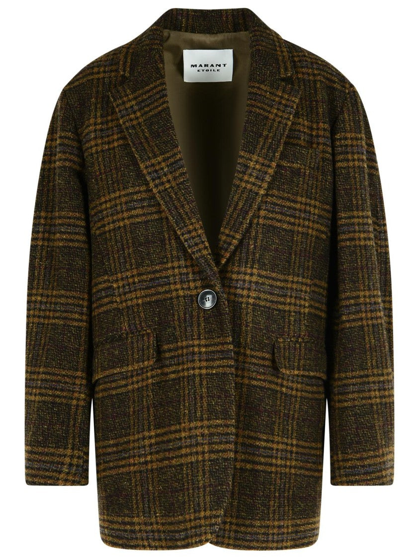 Isabel Marant Étoile Gesina' Khaki Virgin Wool Blazer