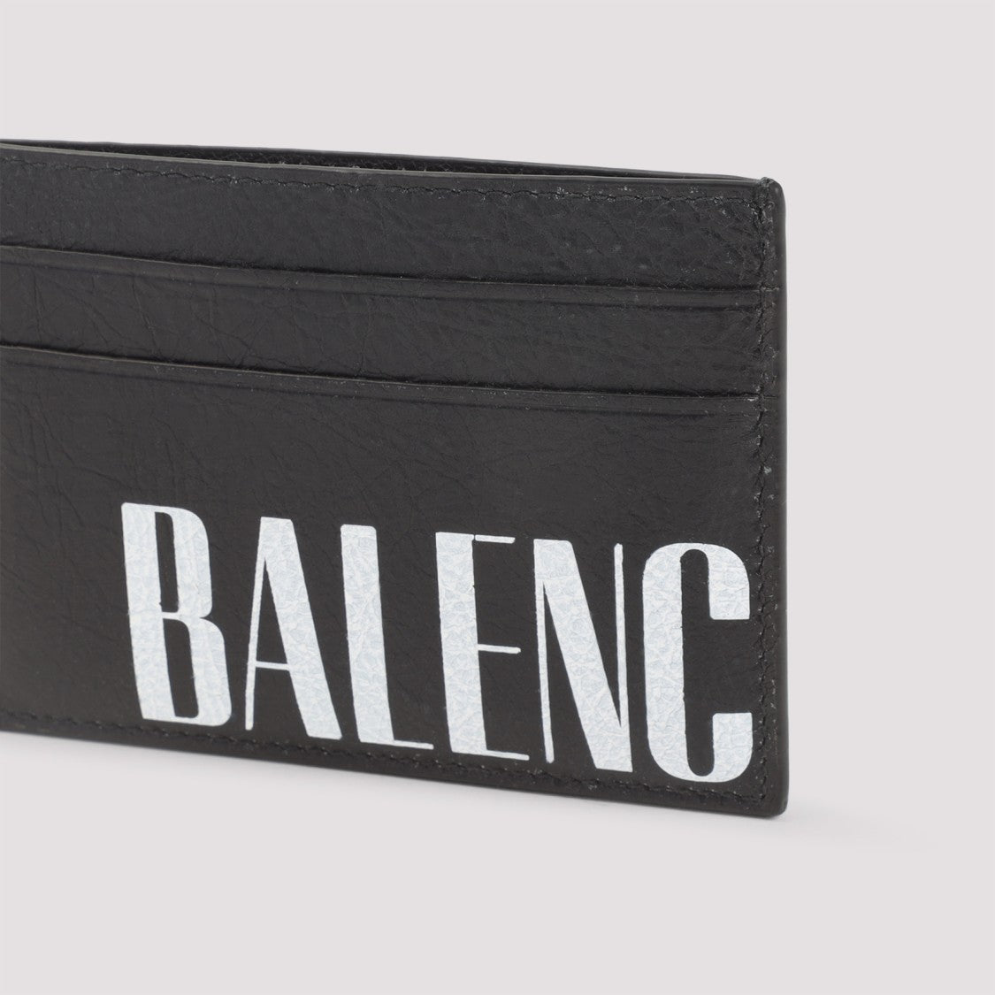 Balenciaga Editor Black Leather Card Case
