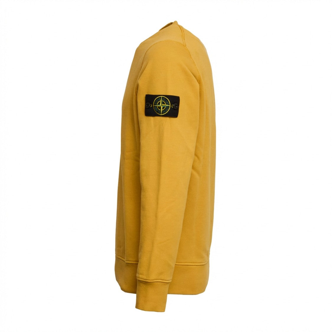 Stone Island Garment Dyed Organic Cotton Crewneck Sweatshirt