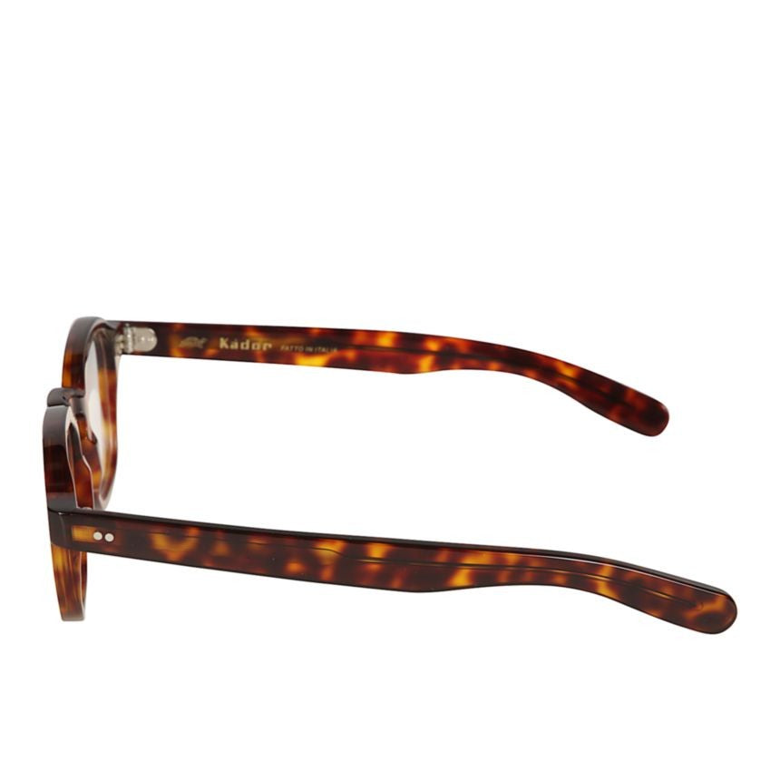 Kador Duka Tortoiseshell Square Frame Sunglasses With Metallic Accents