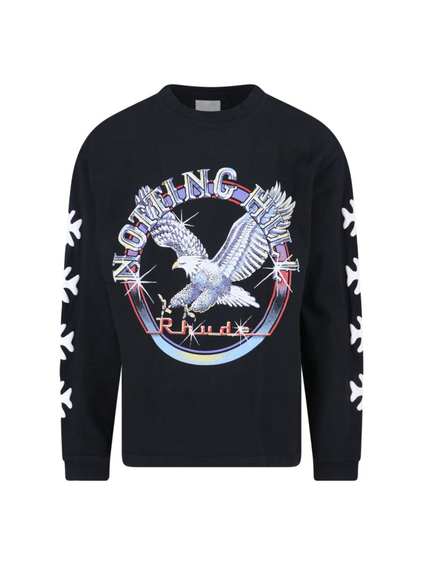 Rhude Logo Sweatshirt – Black