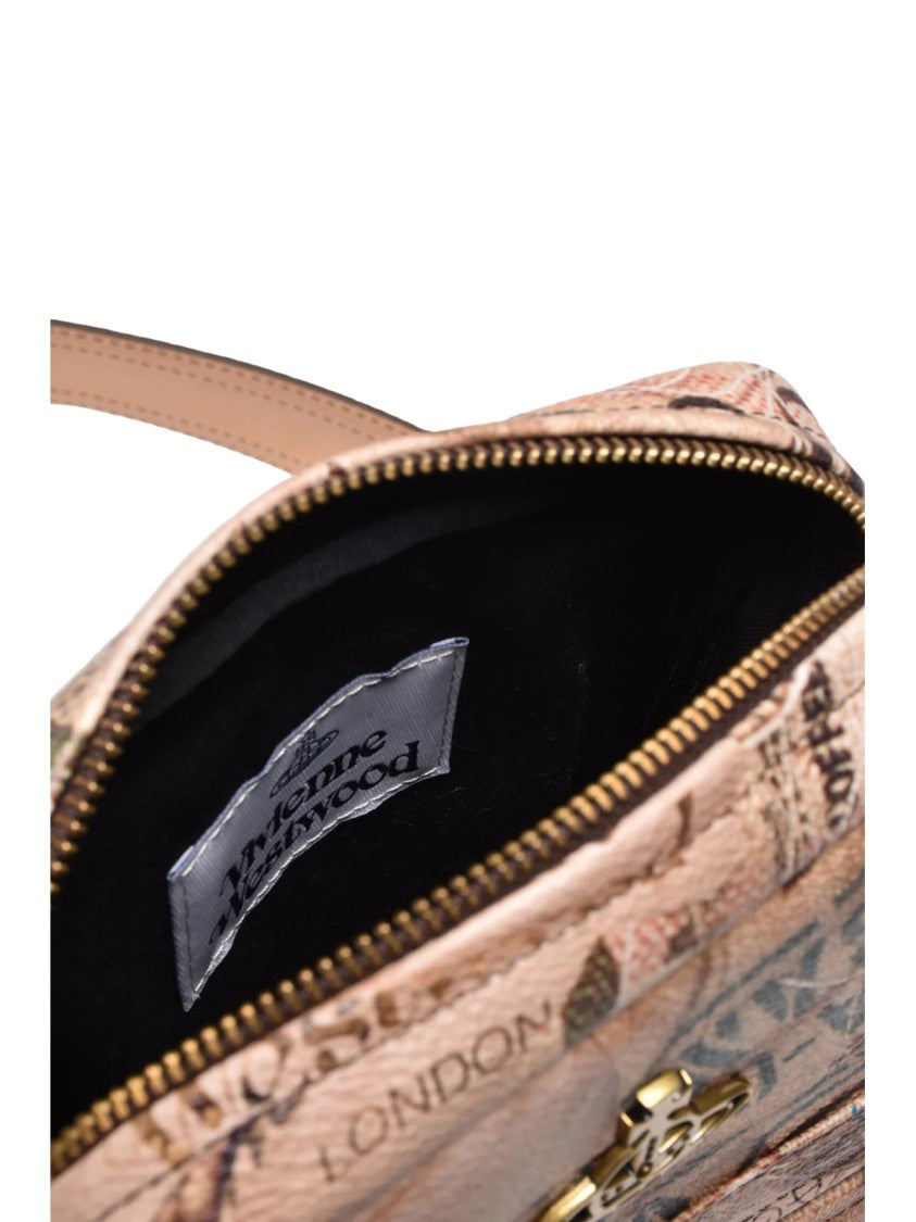 Vivienne Westwood Jackson Crossbody Bag With Graphic Elements And Adjustable Strap