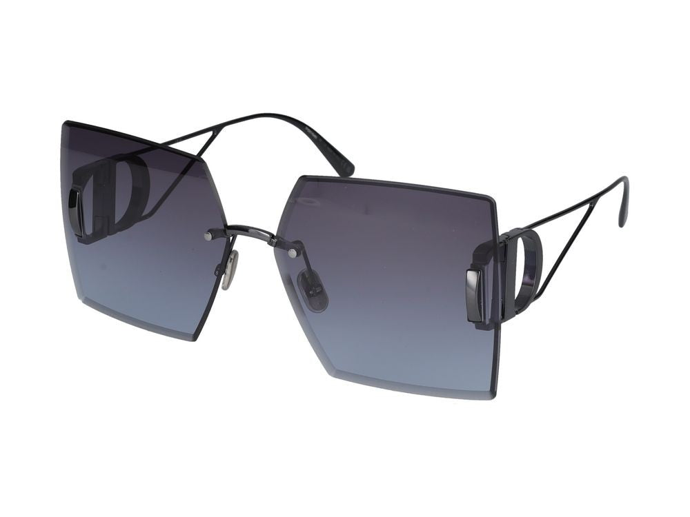 Dior Black 30Montaigne Square Sunglasses