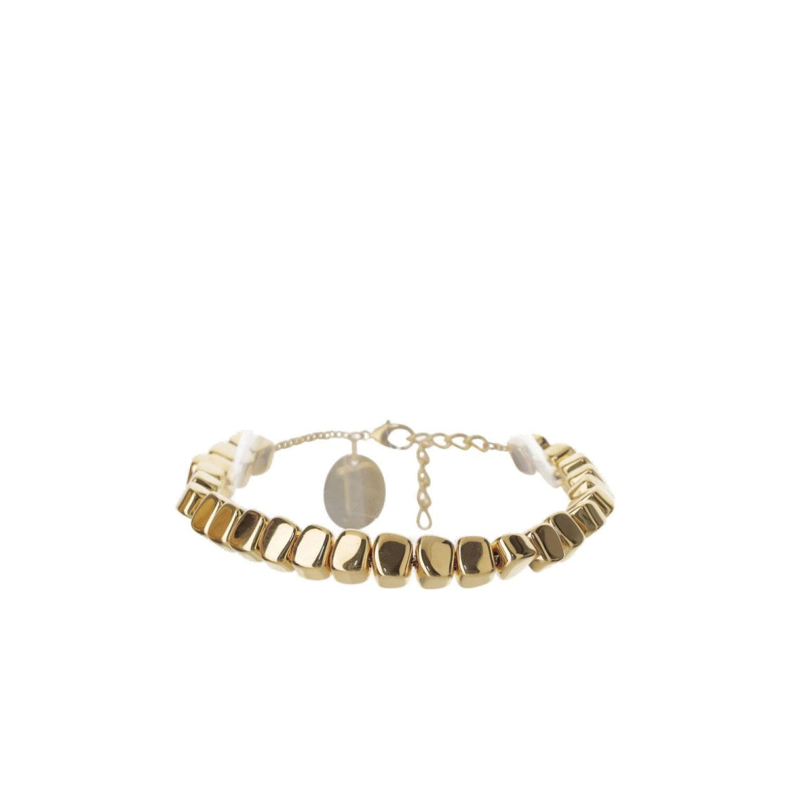 Vanessa Baroni Polished Gold-Plated Metal Necklace