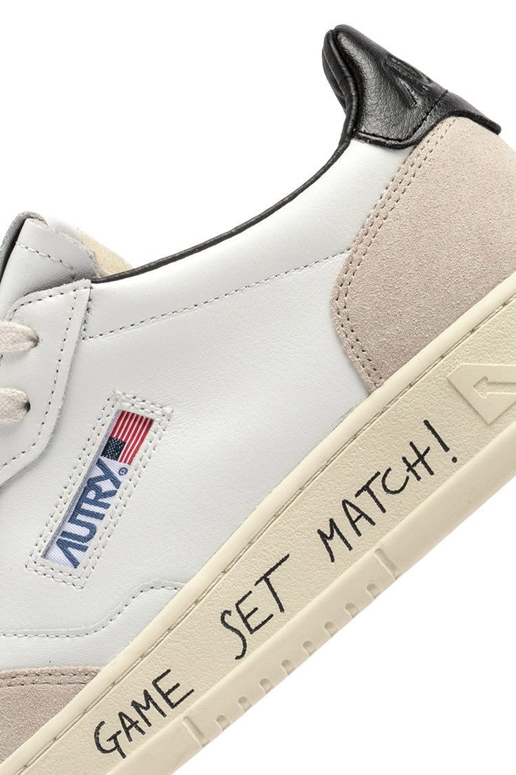 Autry Medalist Leather Suede Sneakers