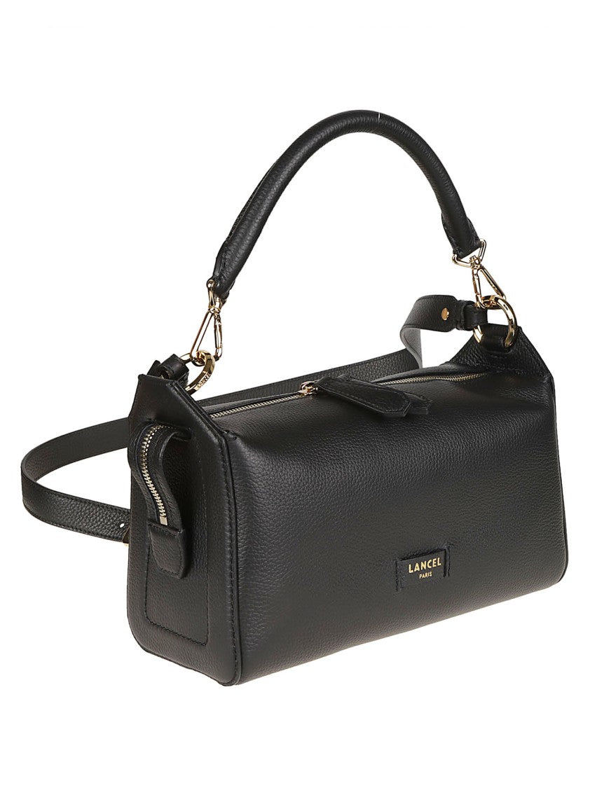 Lancel Louison Sac Hobo Medium Textured Cow Leather Hobo Bag
