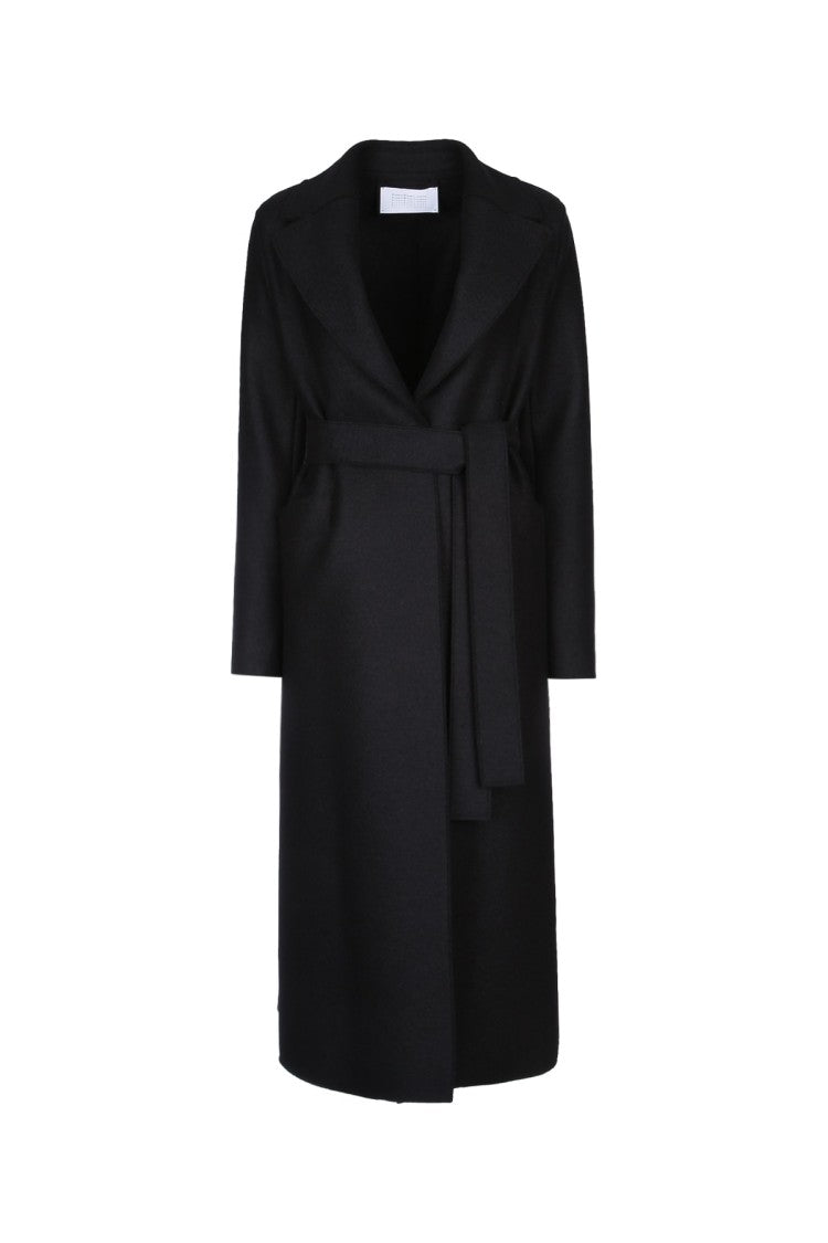 Harris Wharf London Women Long Maxi Coat Pressed Wool