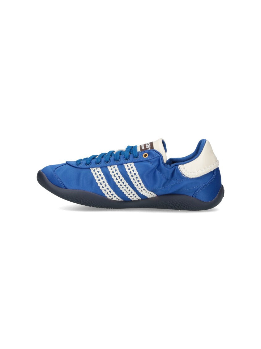 Adidas X Wales Bonner "Kalintha" Sneakers, In Blue Fabric, Round Toe