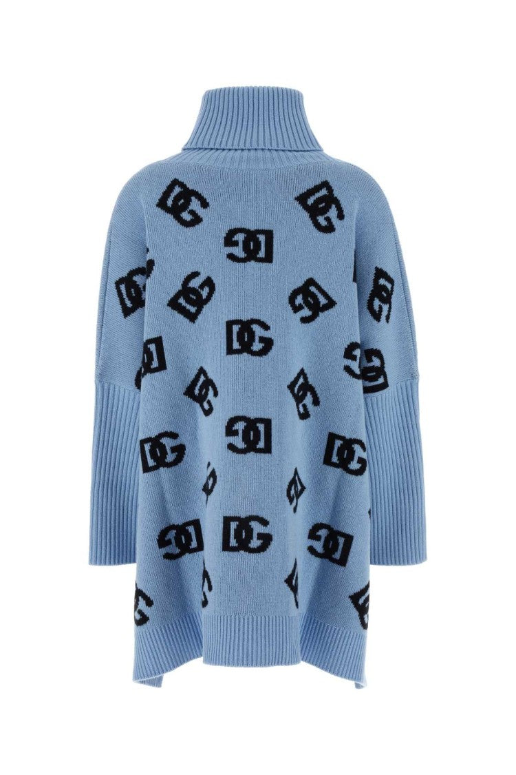 Dolce & Gabbana Embroidered Wool Poncho