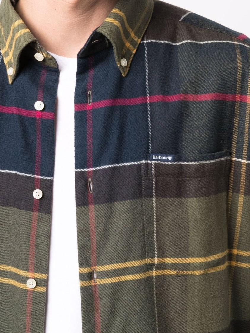 Barbour Tartan-Patterned Cotton Flannel Barbour Shirt