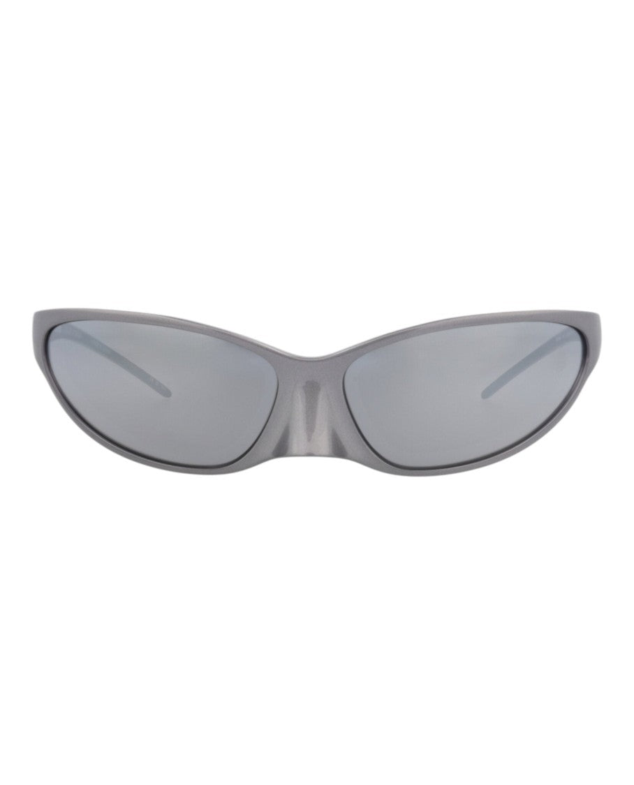 Balenciaga Shield-Frame Alluminium Sunglasses