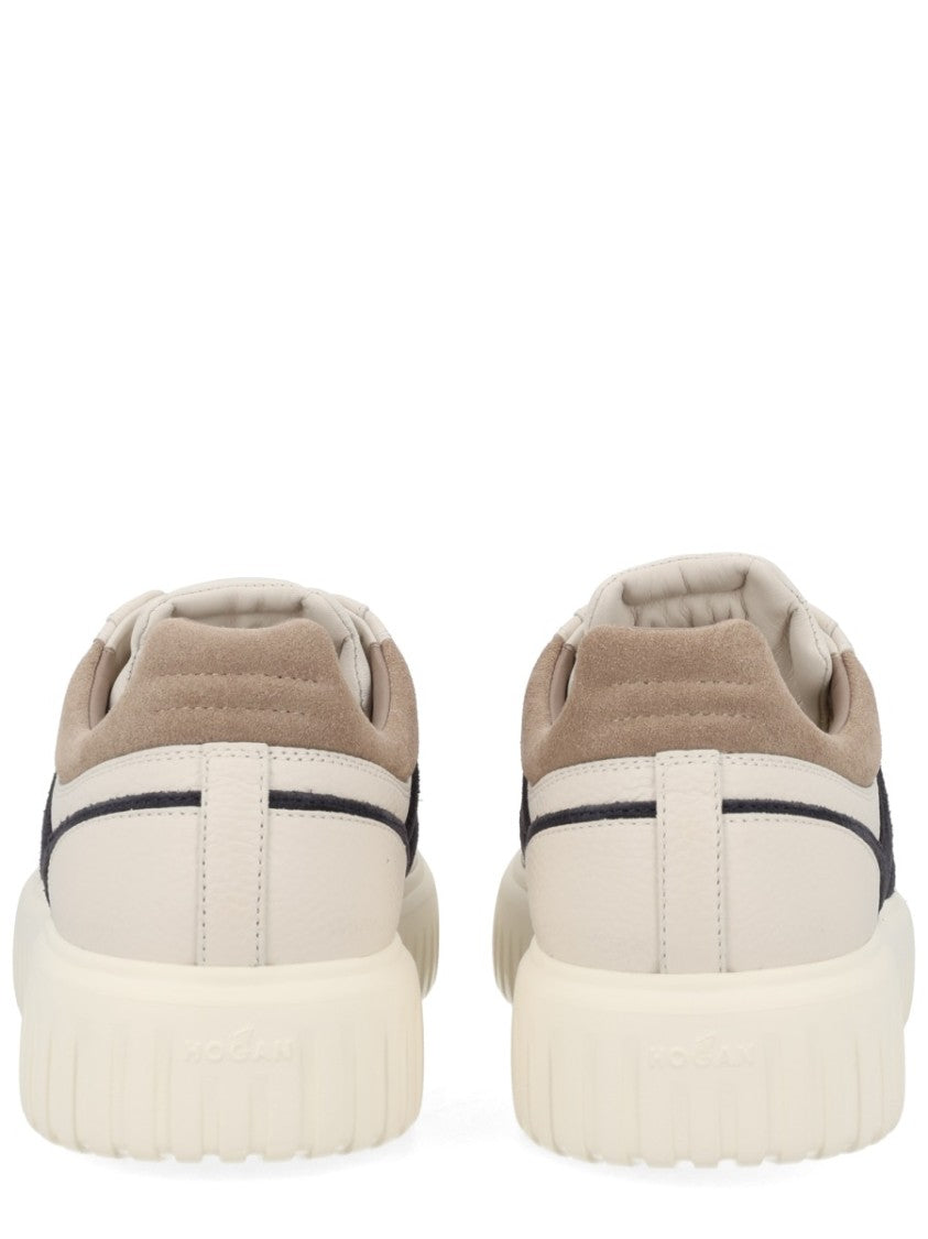 Hogan H-Stripes Suede Chunky Sneakers