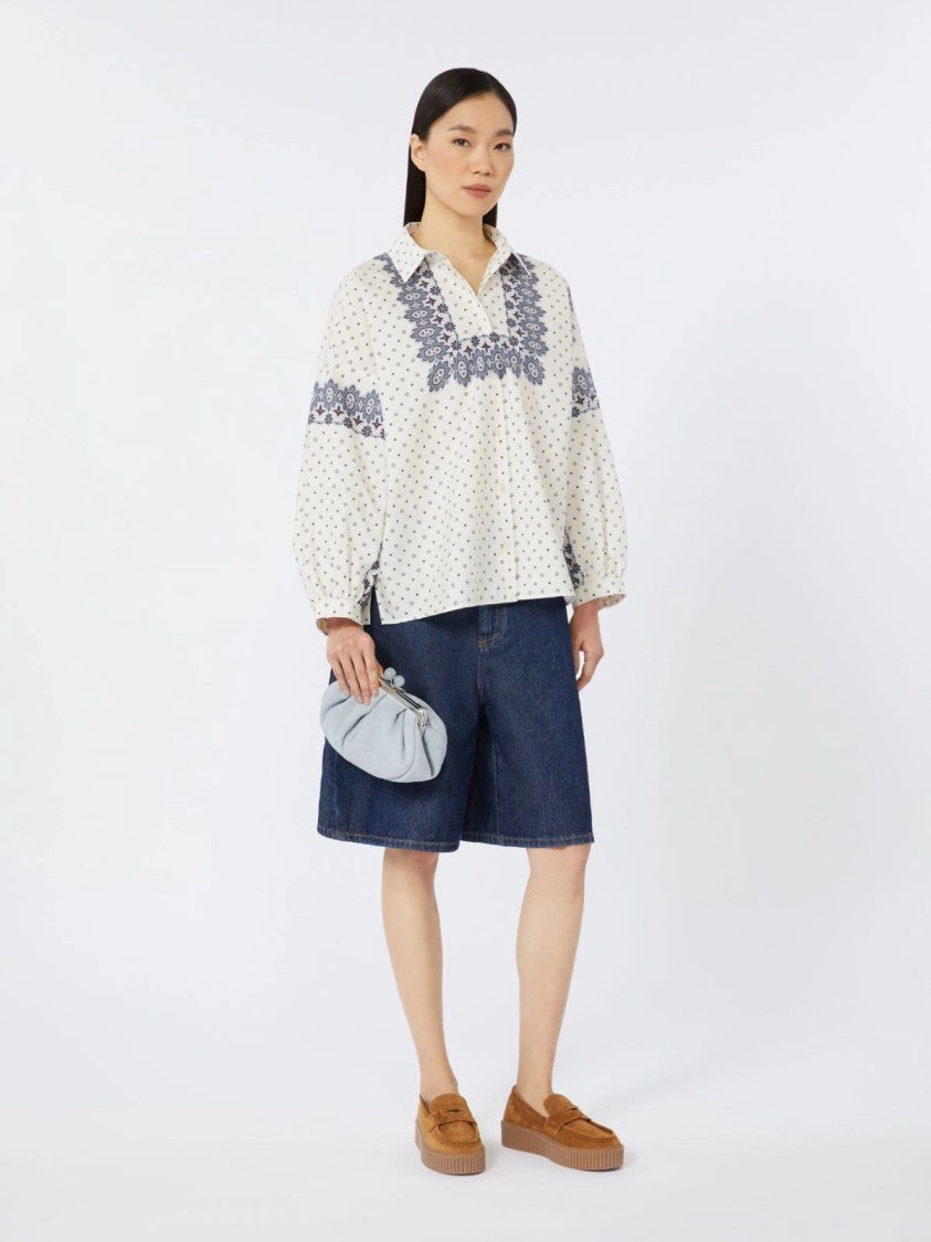 Max Mara Valois Soft Clutch With Unique Closure