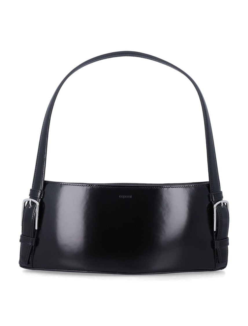 Coperni Cylindrical Structured Glossy Leather Shoulder Bag