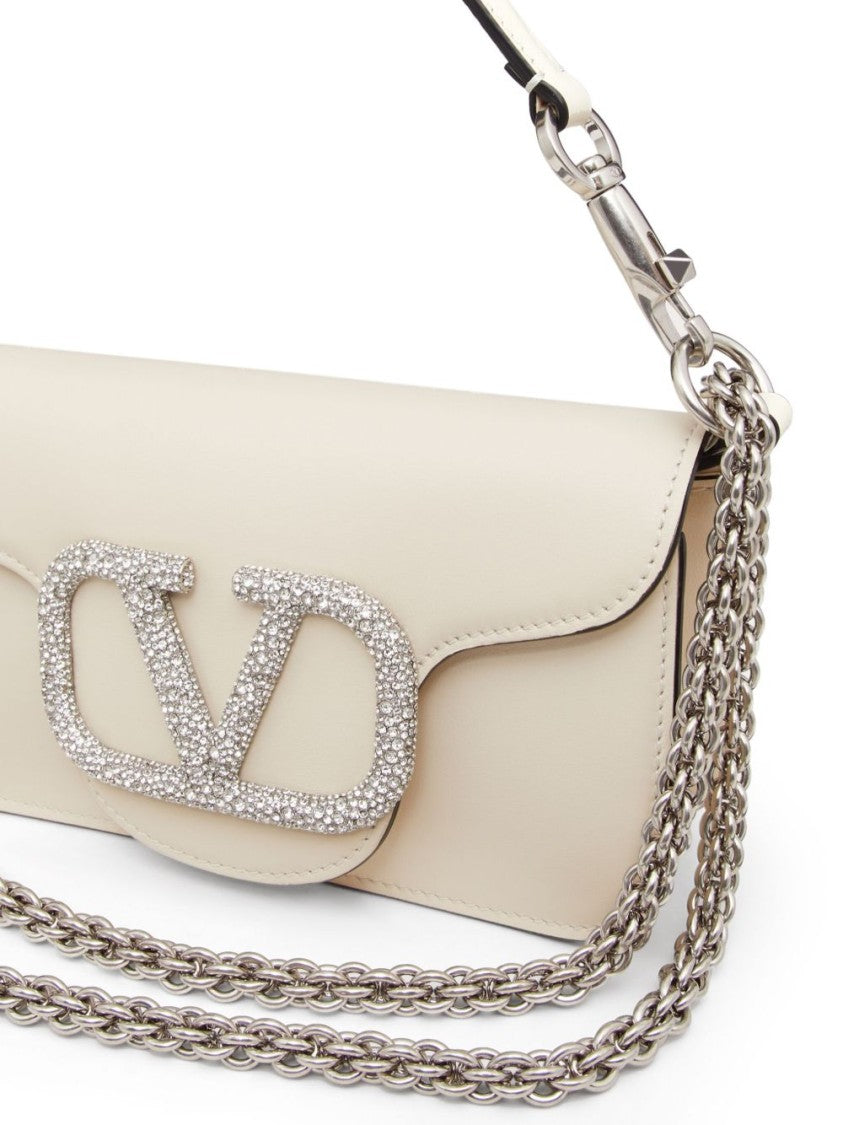 Valentino Garavani Structured Rectangular Bag With Large Logo Emblem