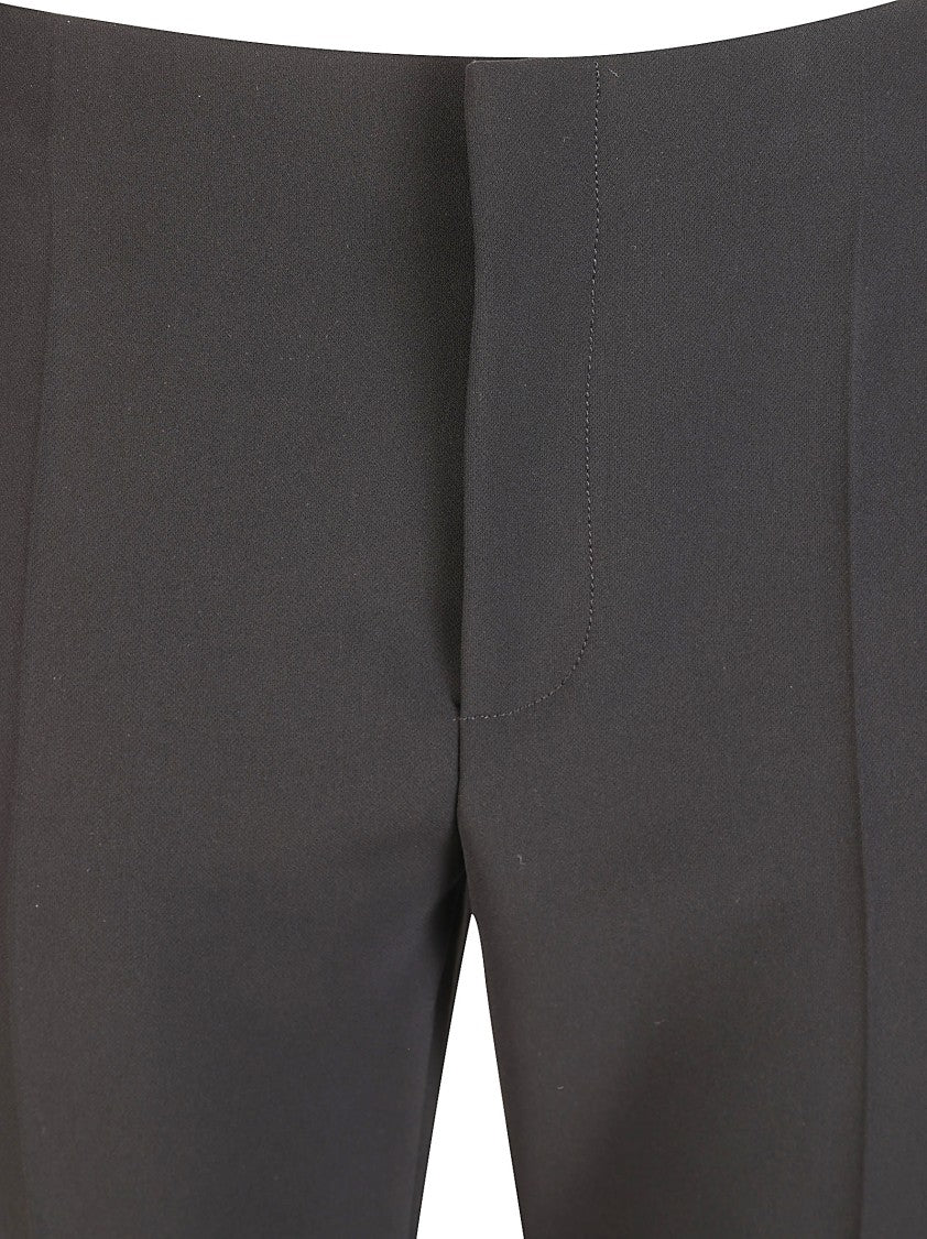 Moschino Tailored Black Trousers With Classic Waistband