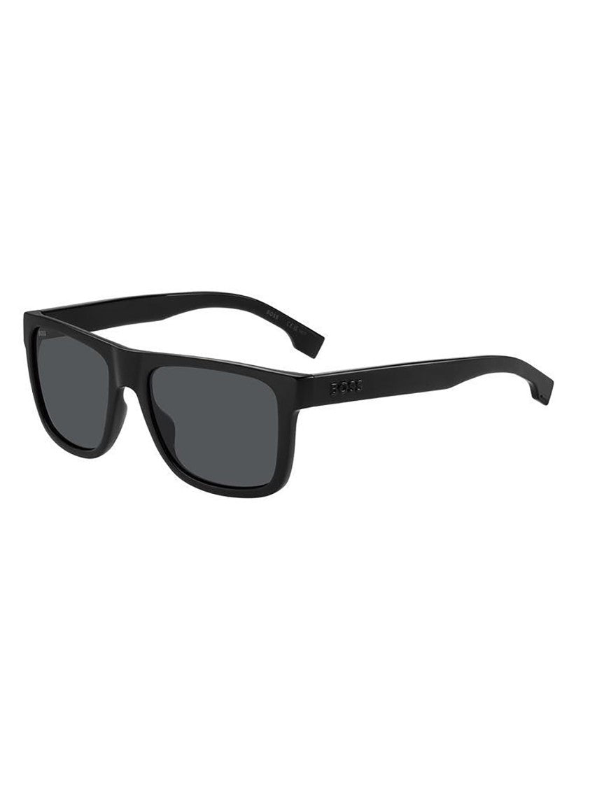 Hugo Boss Oversized Square Frame Sunglasses With Glossy Finish