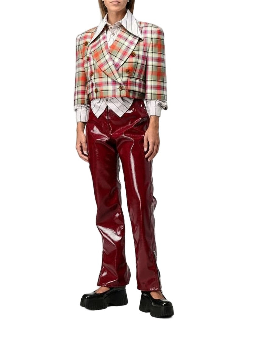 Vivienne Westwood Vertical Striped Tailored Shirt With Pointed Collar