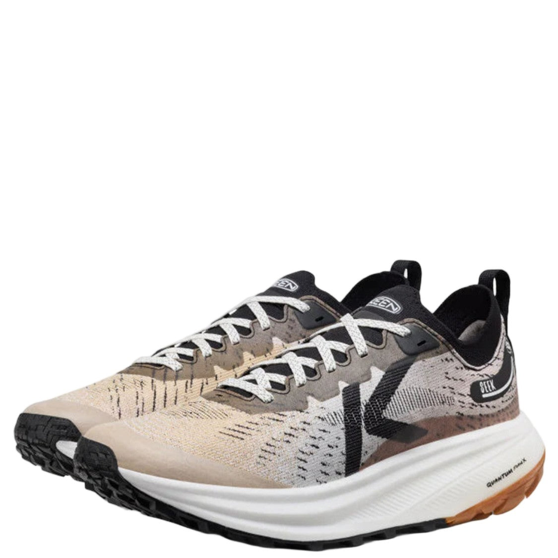Keen Multi-Tone Fabric Sneakers With Quantumfoamx Midsole
