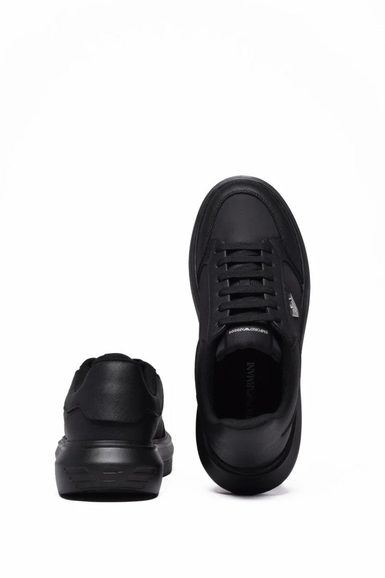 Emporio Armani Sneakers Rubber Polyester - Black