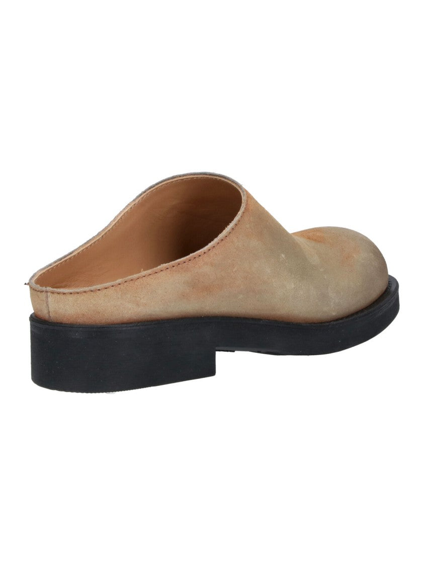 Mm6 By Maison Margiela Minimalist Slip-On Rounded Toe Sandals