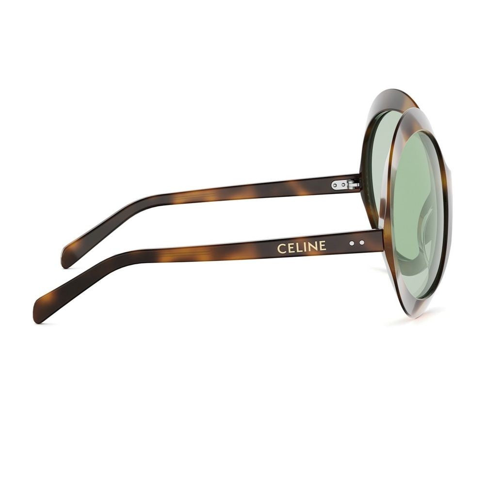 Celine Havana Cl40345i Disc Round Acetate Sunglasses