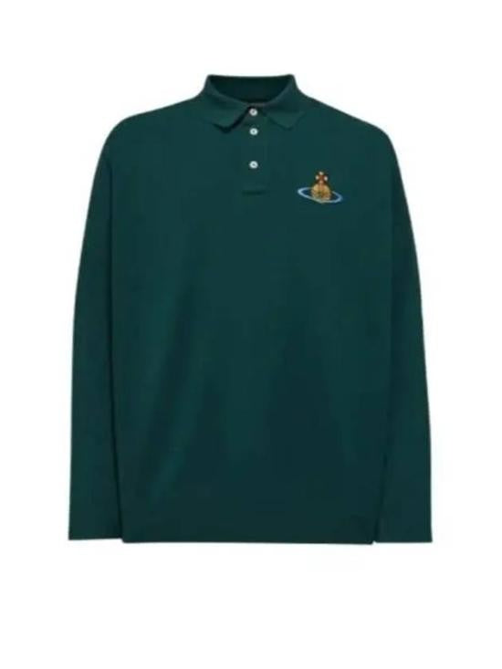 Vivienne Westwood Long-Sleeve Polo Shirt With Classic Collar