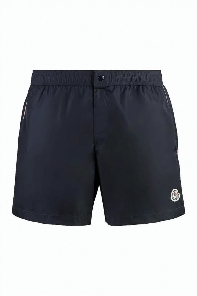 Moncler Dom Minimalist Black Shorts