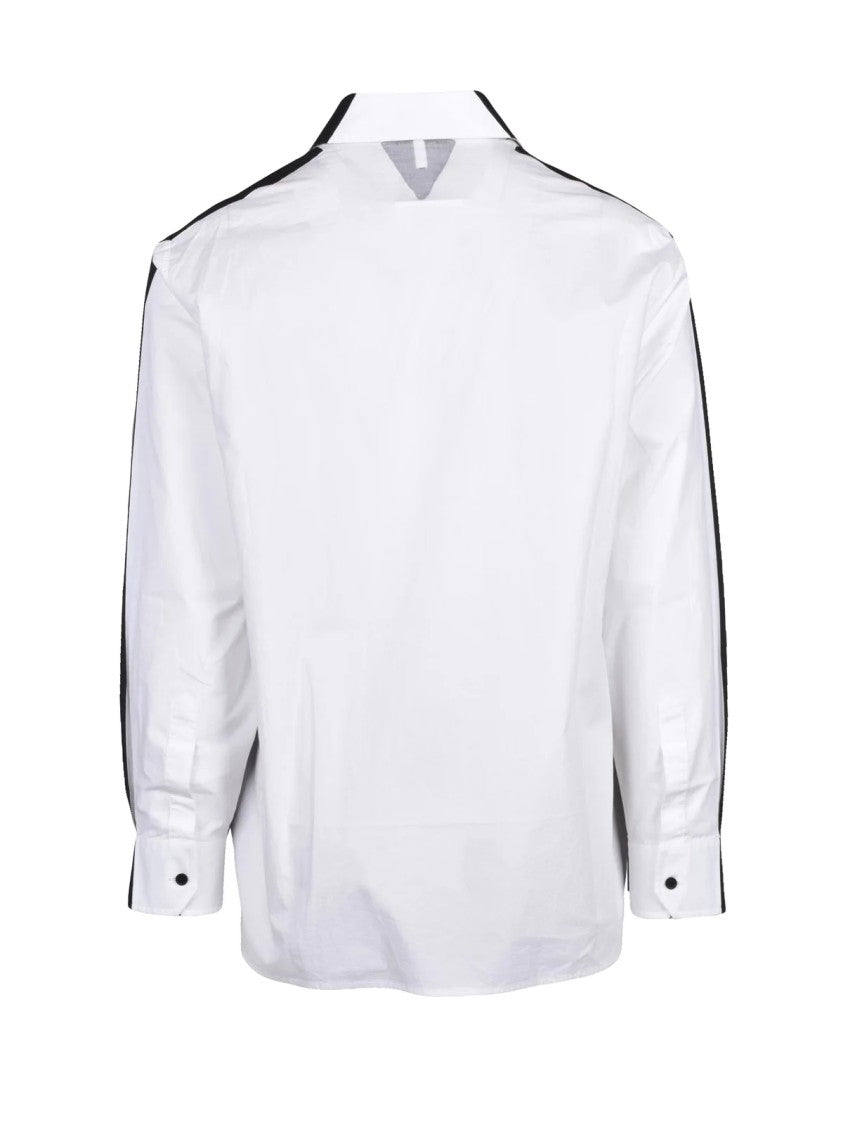 Mm6 By Maison Margiela Black Cotton Oversized Shirt