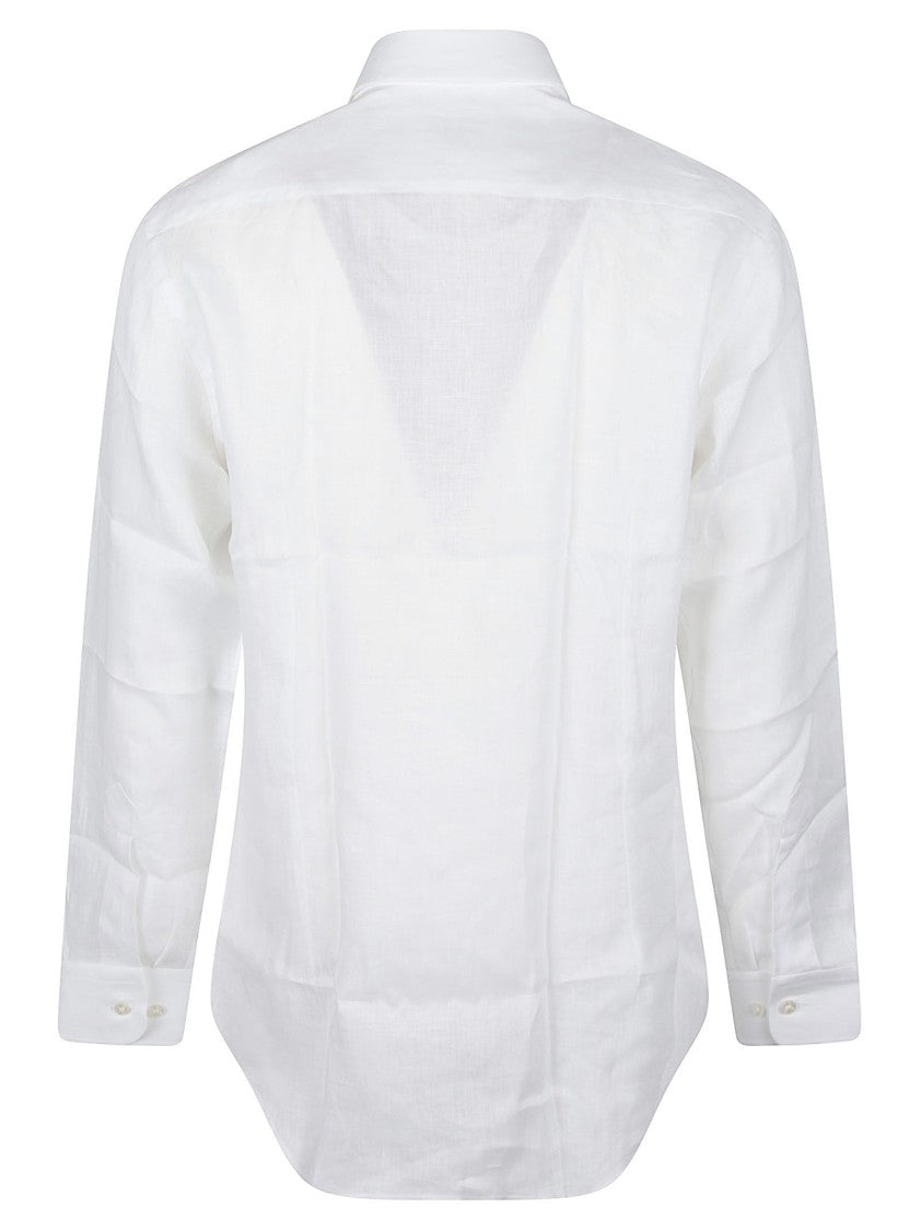 Etro Roma Long-Sleeve Linen Shirt