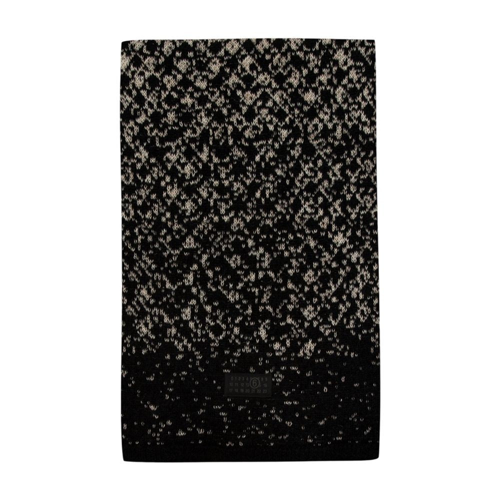 Mm6 By Maison Margiela Textured Gradient Wool Scarf