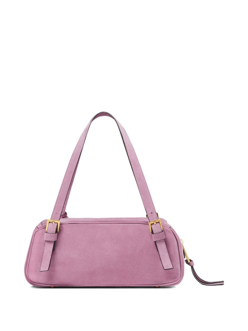 Versace Rectangular Handbag With Buckle-Detail Straps