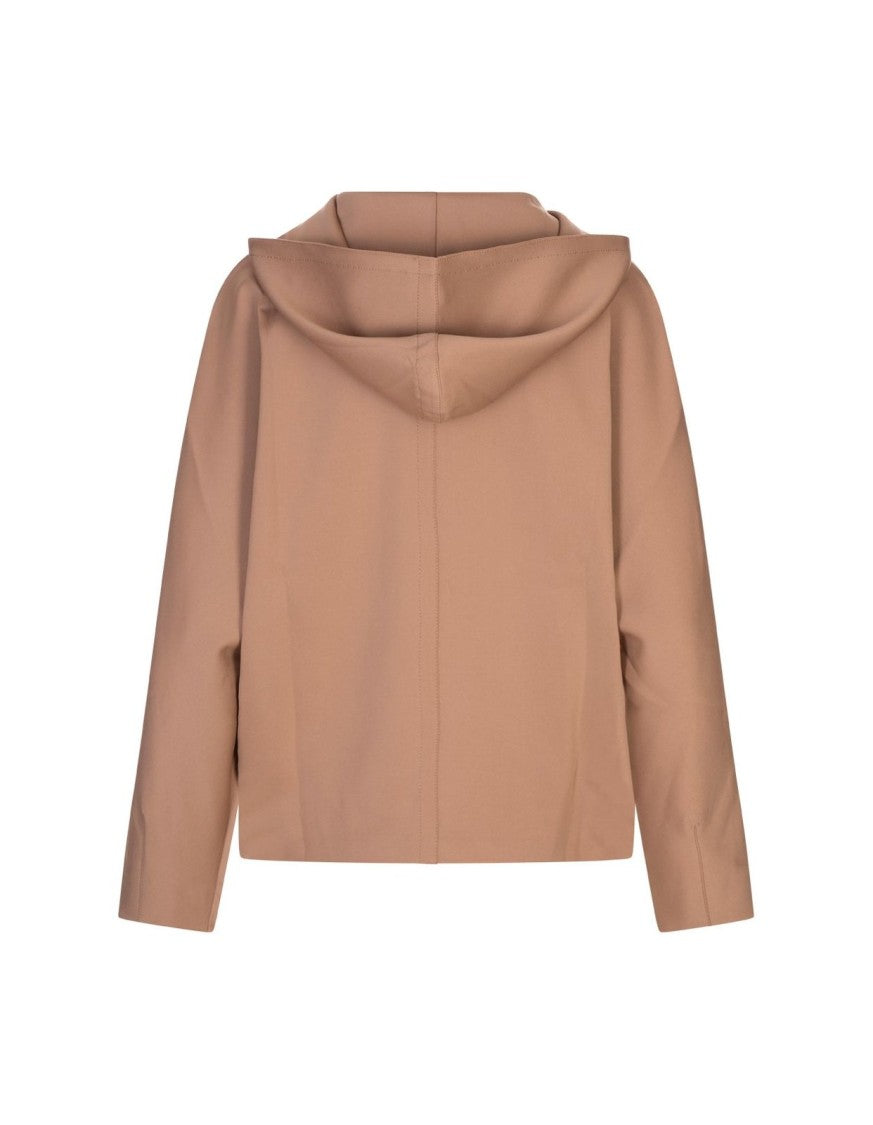 Max Mara Solid Black Round Neck Sweater With Long Sleeves