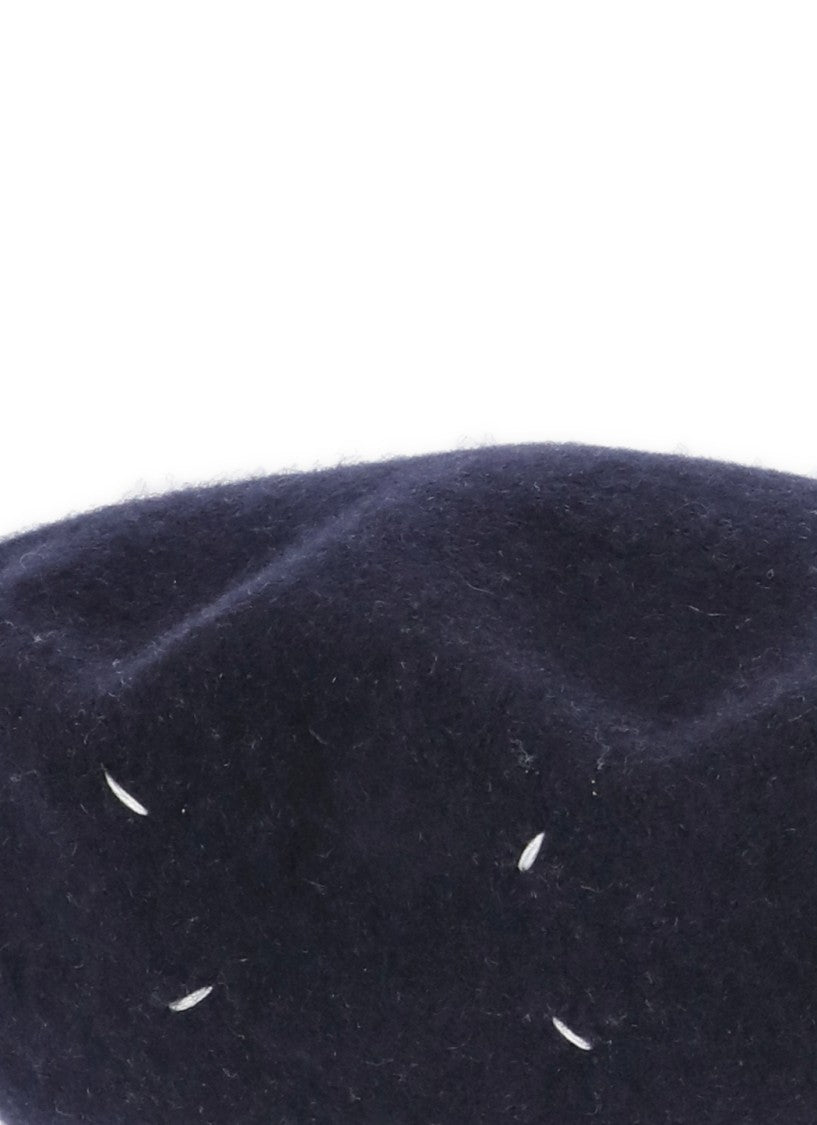Maison Margiela Navy Blue Four Stitches Basque