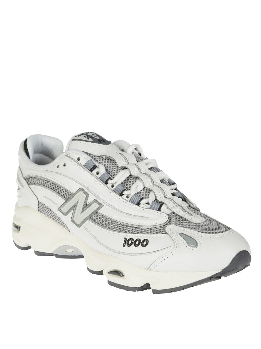New Balance White Mesh And Synthetic Material Sneakers