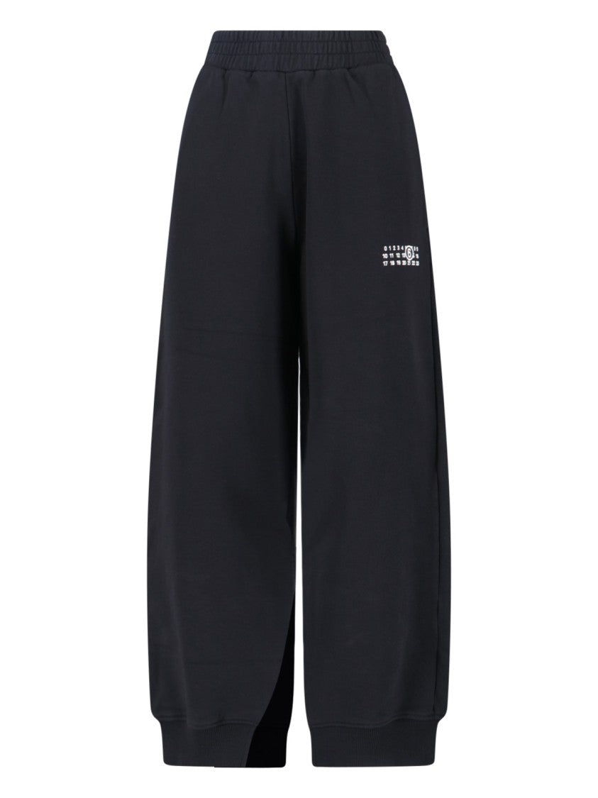 Mm6 By Maison Margiela Numeric Track Pants – Black