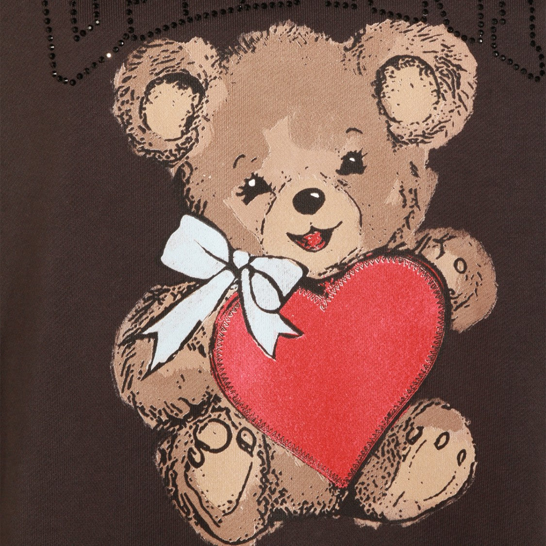 Ganni Playful Teddy Bear Graphic Sweatshirt
