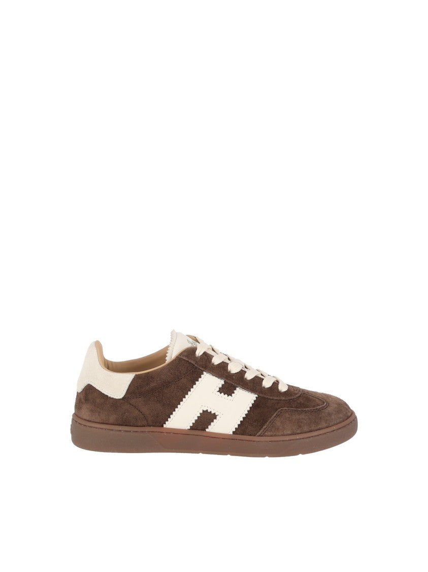 Hogan Suede Cool Logo Low-Top Sneakers