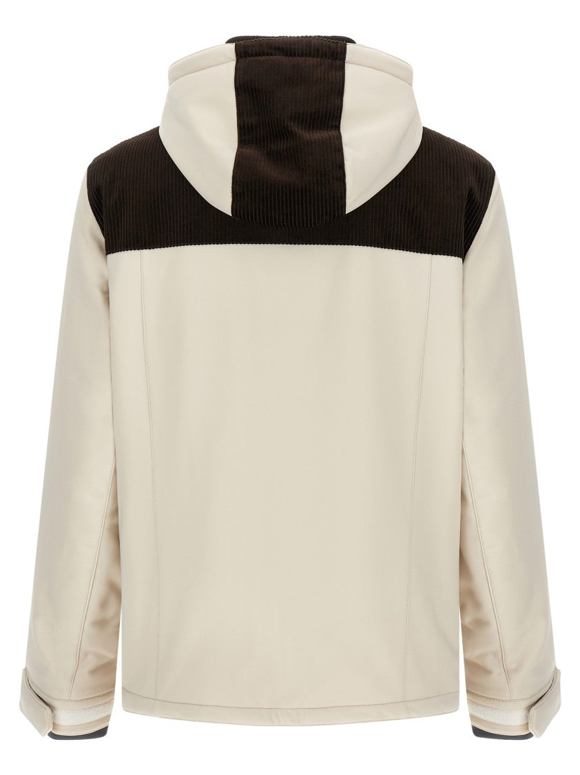 Brunello Cucinelli Corduroy Insert Ski Jacket