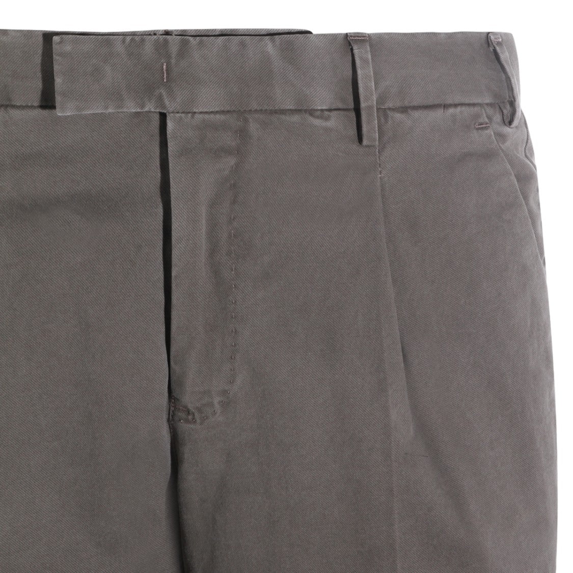 Pt Torino Straight-Leg Beige Trousers With Tailored Silhouette