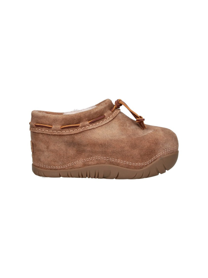 Ugg Brown Bucked Shearling-Lined Suede Ankle Boots